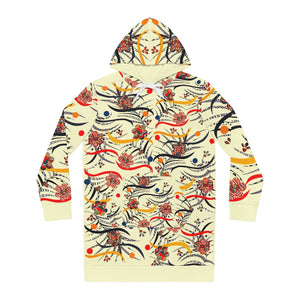 Cream Wilderness Hoodie Dress (AOP)