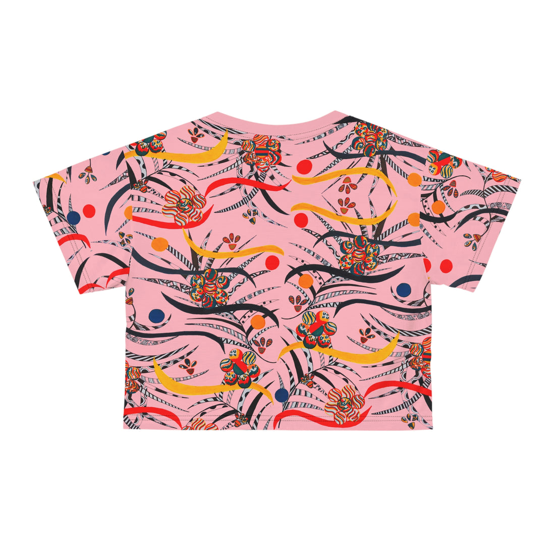 Blush Wilderness AOP Printed Crop Tee