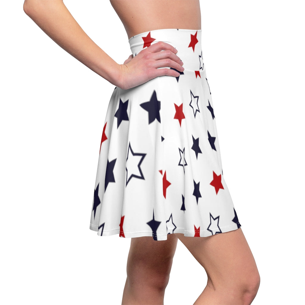 Stargirl White Skater Skirt