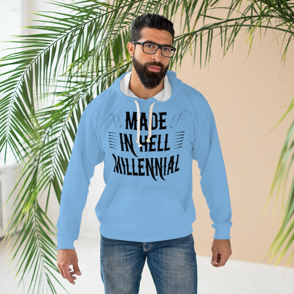 Millennial Pullover Sky Blue Hoodie