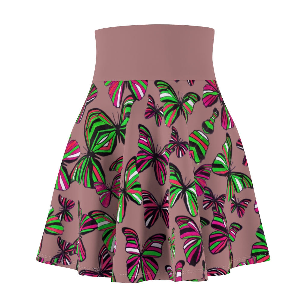 Butterflies Cider Skater Skirt