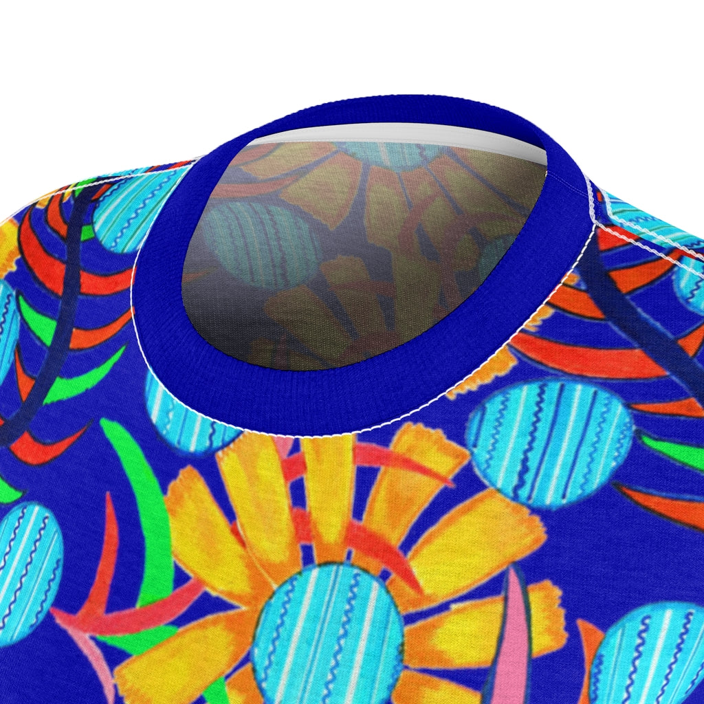 Sunflower AOP Electric Blue T-shirt