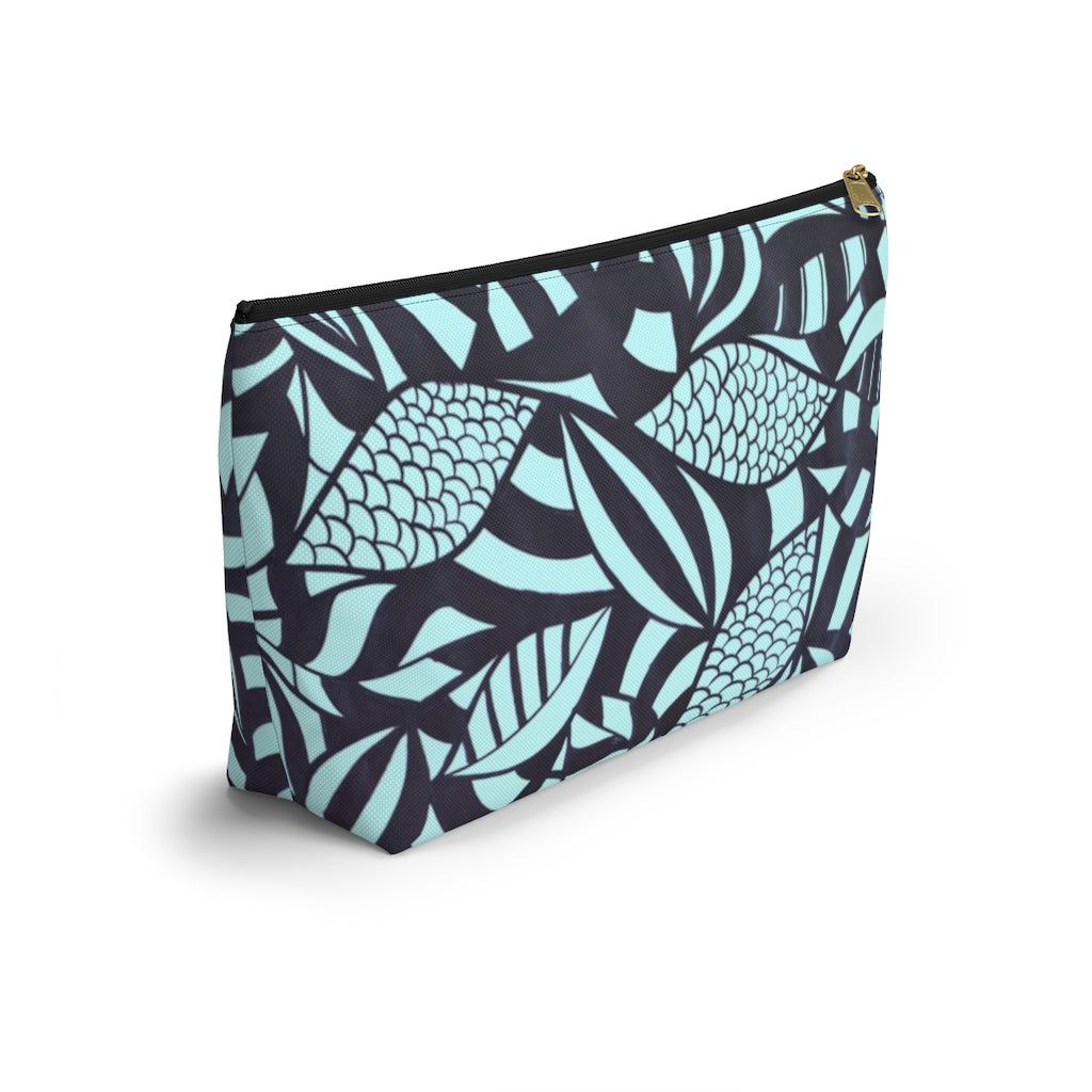 Icy Tropical Minimalist Accessory Pouch