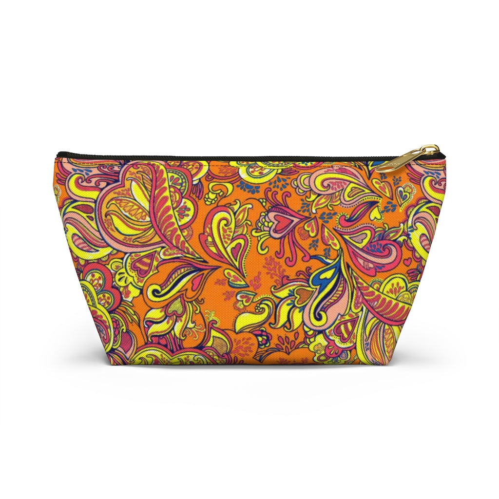 Paisley Hearts Accessory Pouch