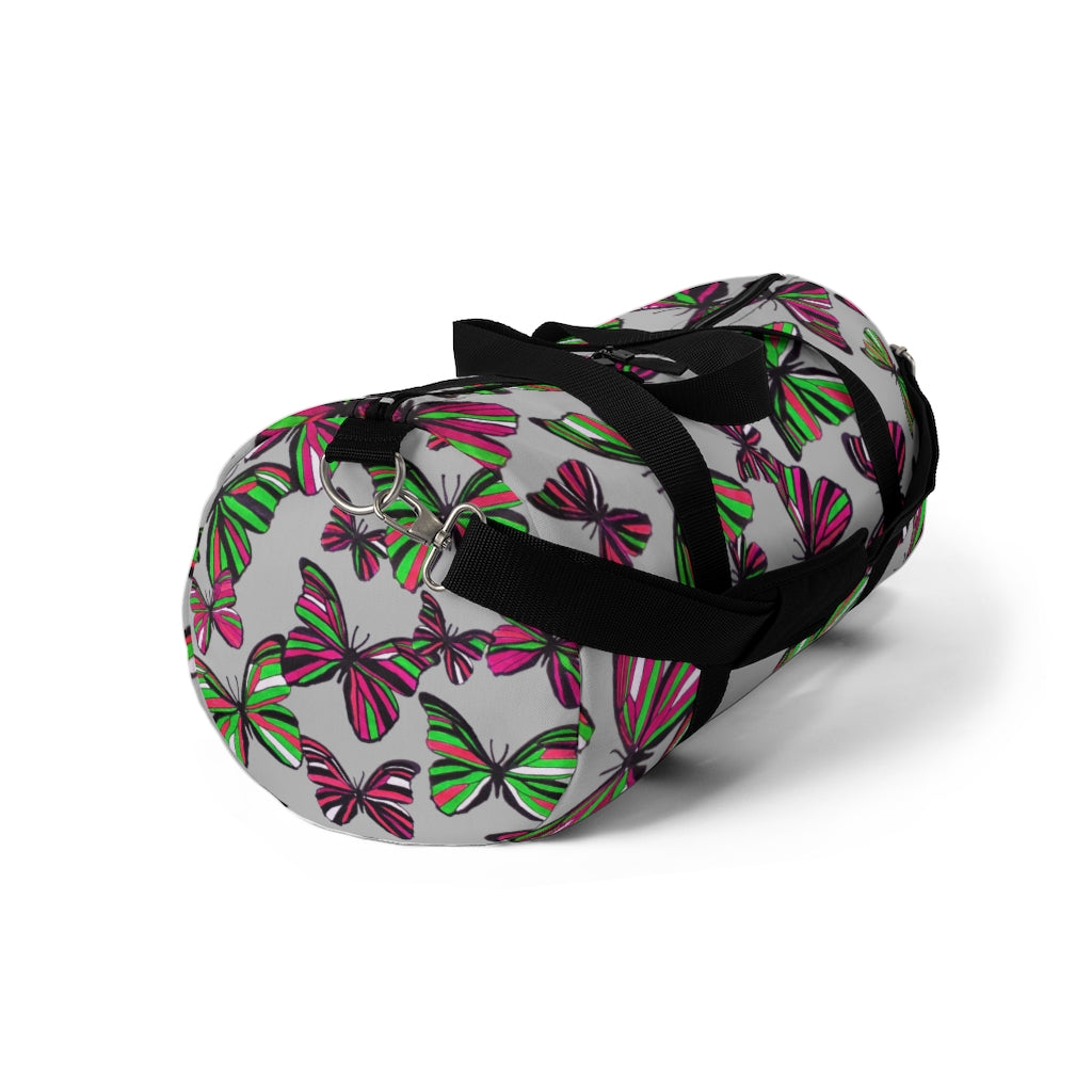 Butterflies Slate Duffel Bag