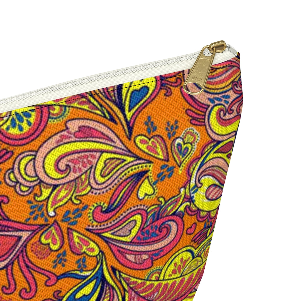 Paisley Hearts Accessory Pouch