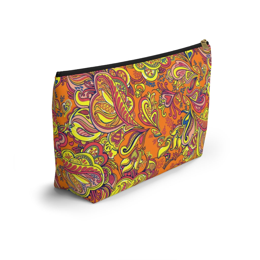 Paisley Hearts Accessory Pouch