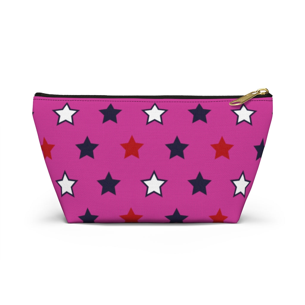 Starry Magenta Accessory Pouch