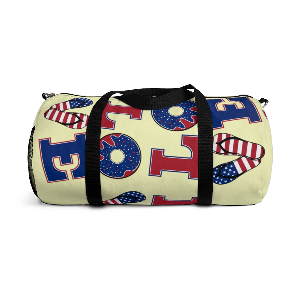 American Love Cream Duffel Bag