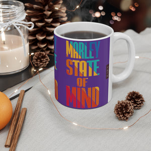 Marley Multi Print Purple Ceramic Mug 11oz
