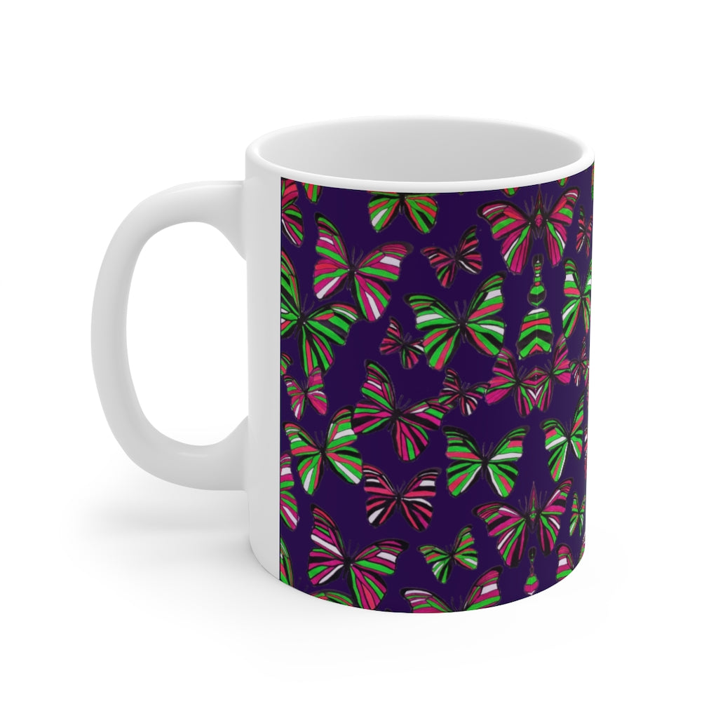 Butterflies Violet Mug 11oz