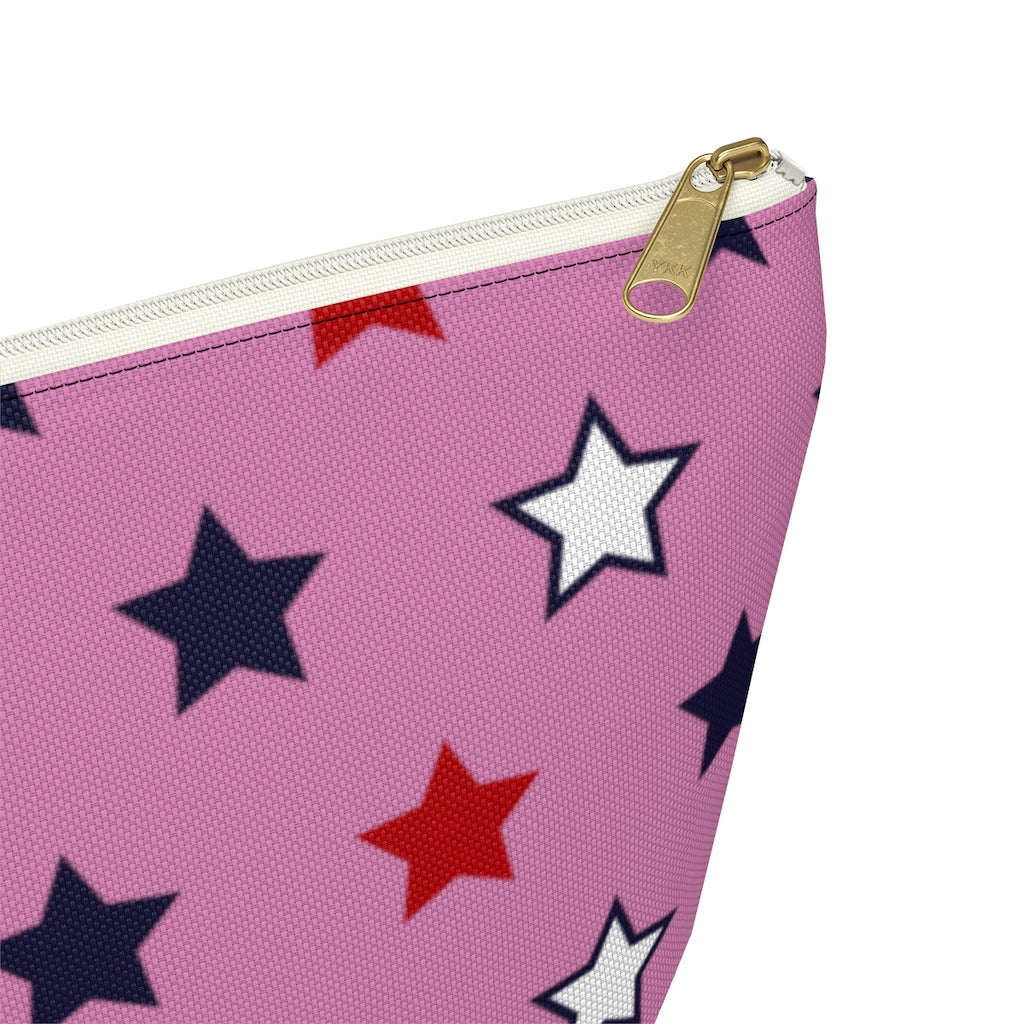 Starry Pink Accessory Pouch