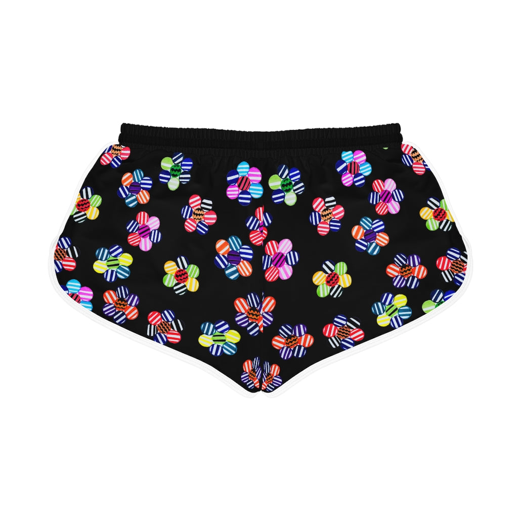 Black Candy Florals Relaxed Shorts