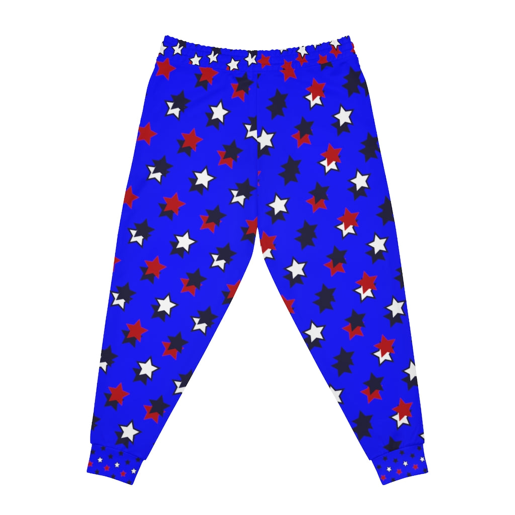 Unisex AOP Starry Electric Blue Joggers