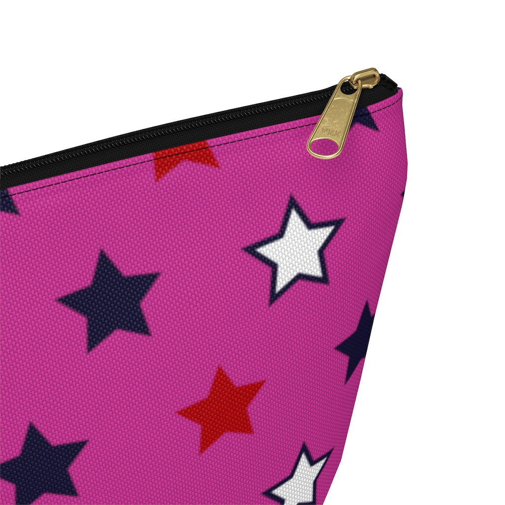 Starry Magenta Accessory Pouch