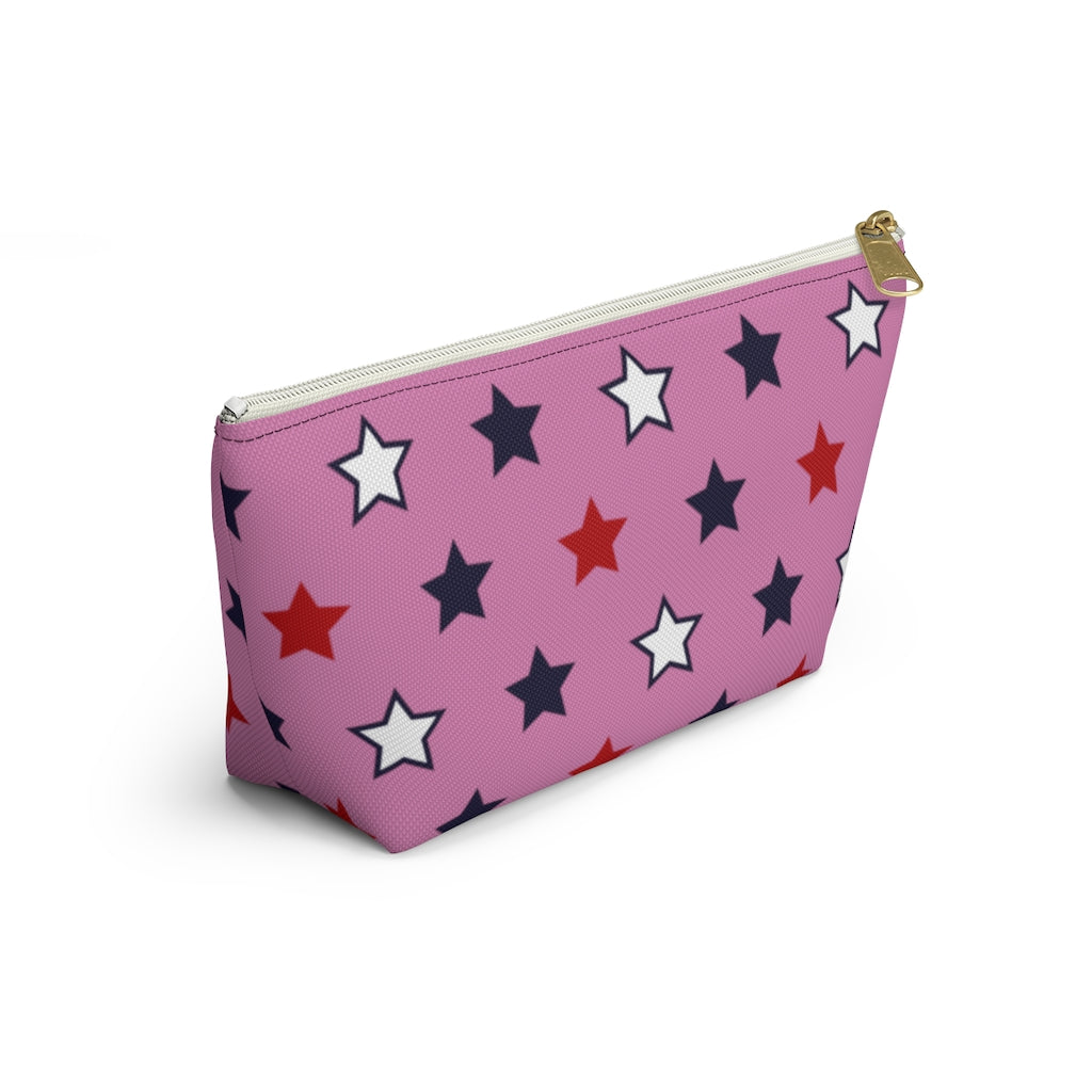 Starry Pink Accessory Pouch