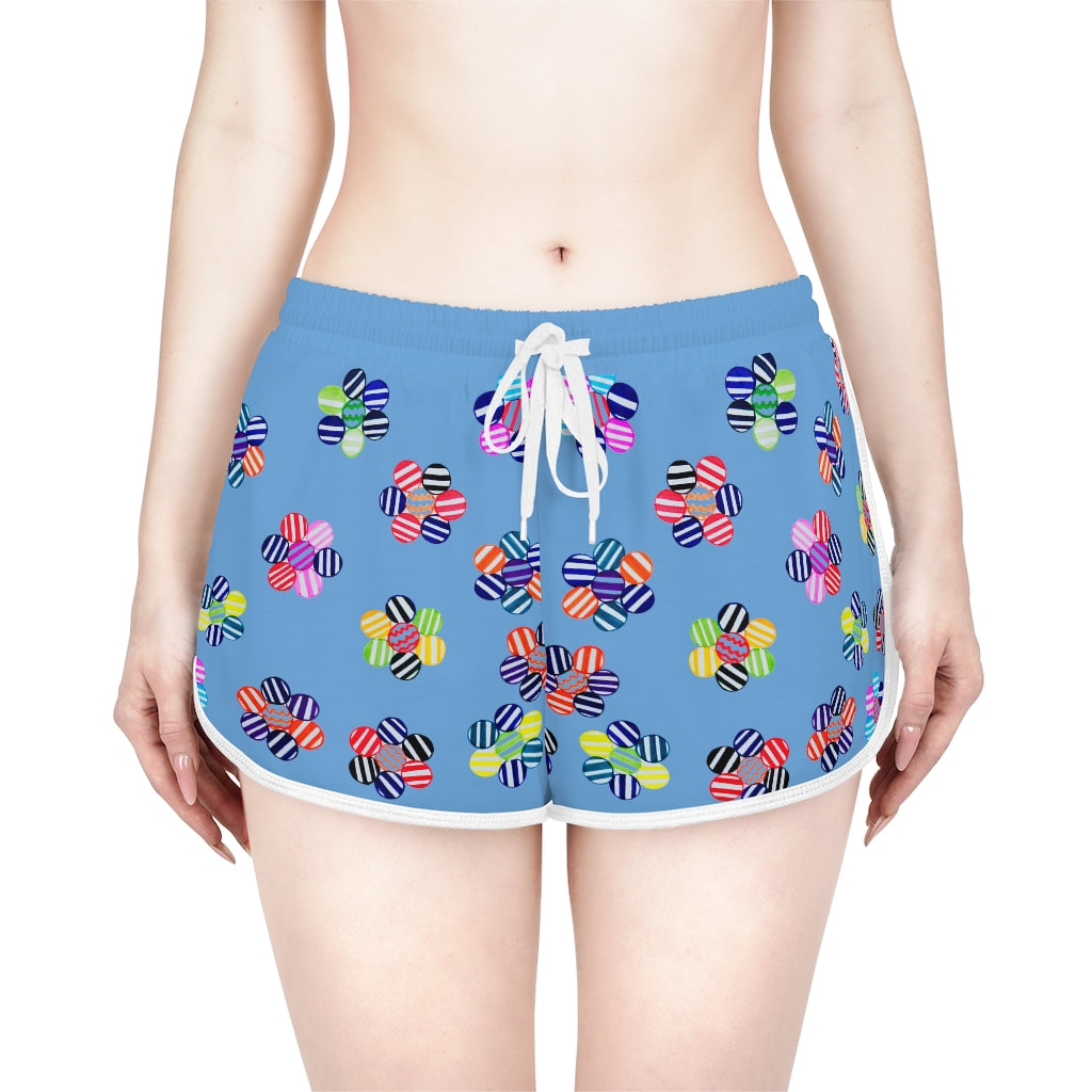 Sky Candy Florals Relaxed Shorts