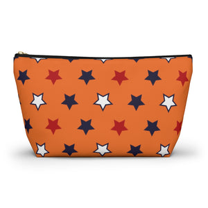 Starry Orange Accessory Pouch