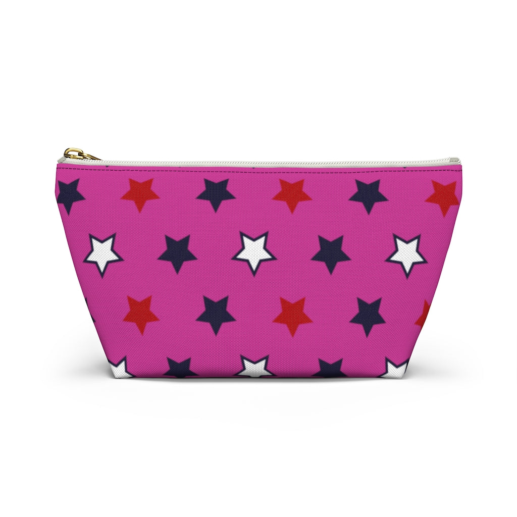 Starry Magenta Accessory Pouch