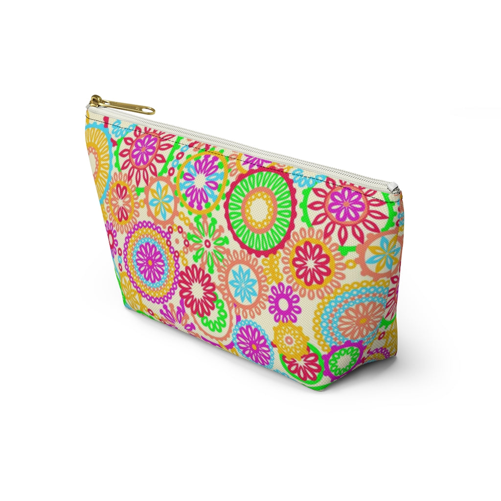 The 70's Vibe Lemon Accessory Pouch