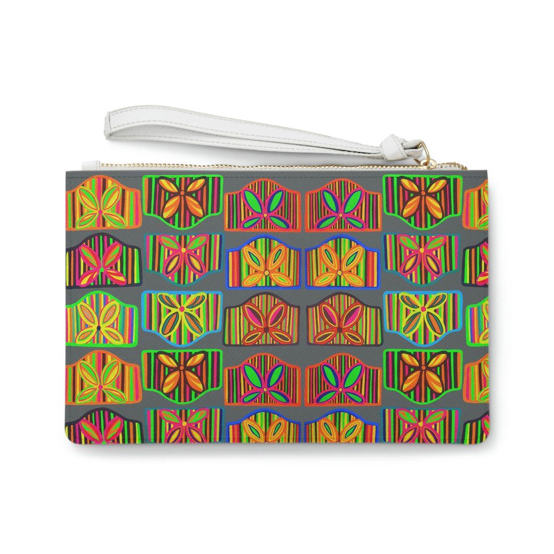 Ash Deco Print Clutch Bag