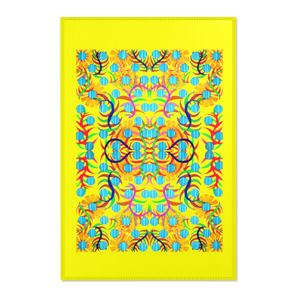 Sun Flower Canary Area Rug