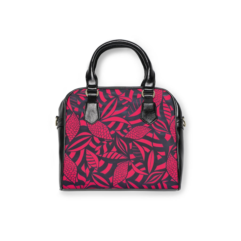 Neo Pink Tropical Minimalist AOP Handbag