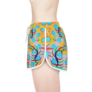 Slate Sunflower Relaxed Shorts