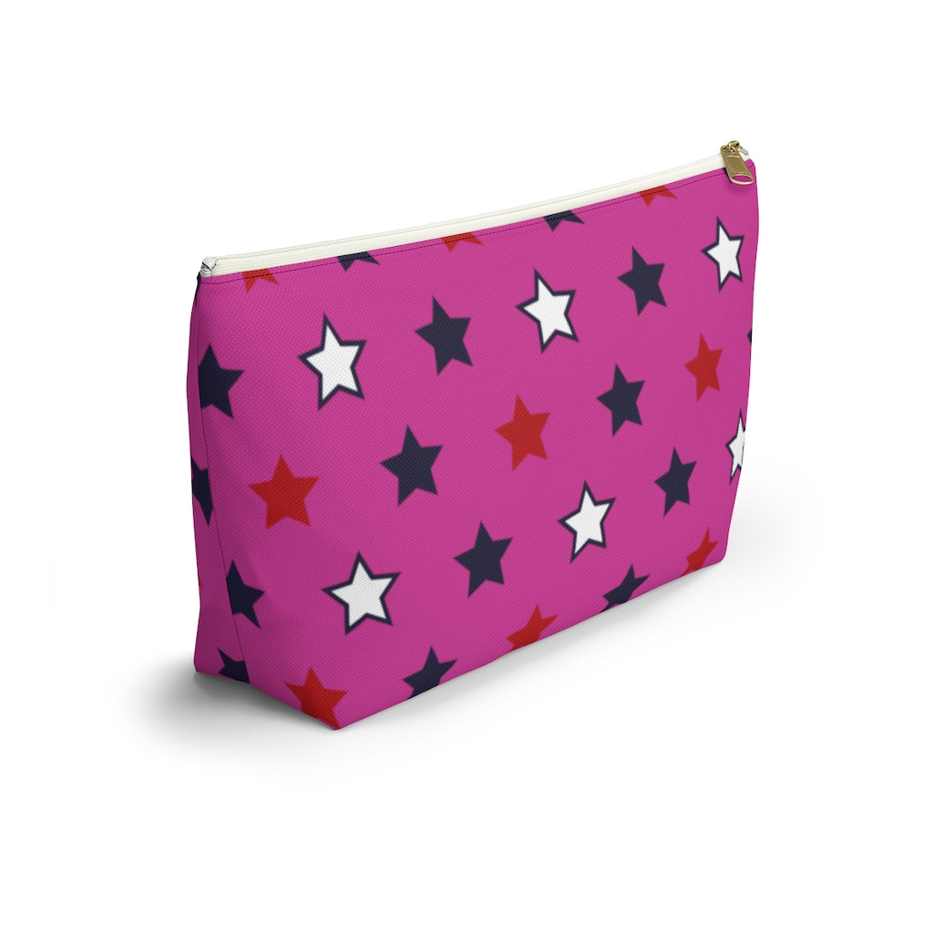 Starry Magenta Accessory Pouch