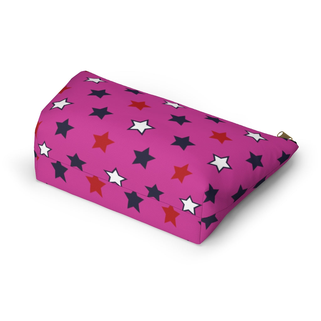 Starry Magenta Accessory Pouch