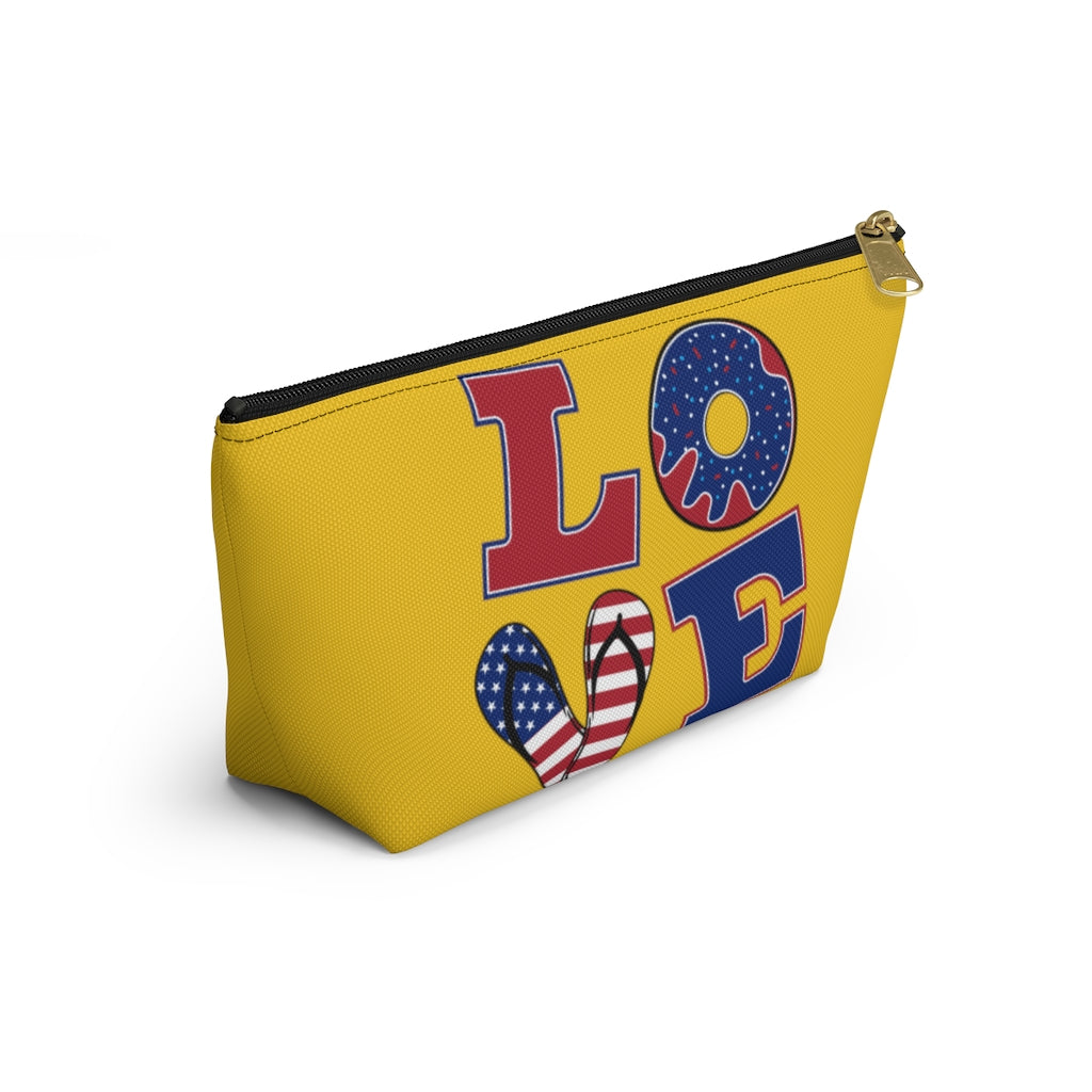 Love Yellow Accessory Pouch