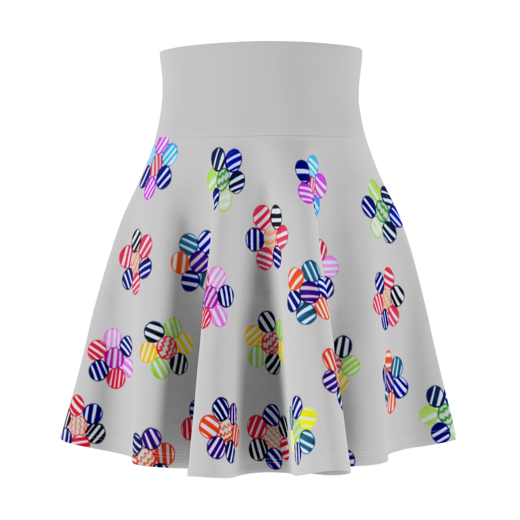 Slate Candy Florals Skater Skirt