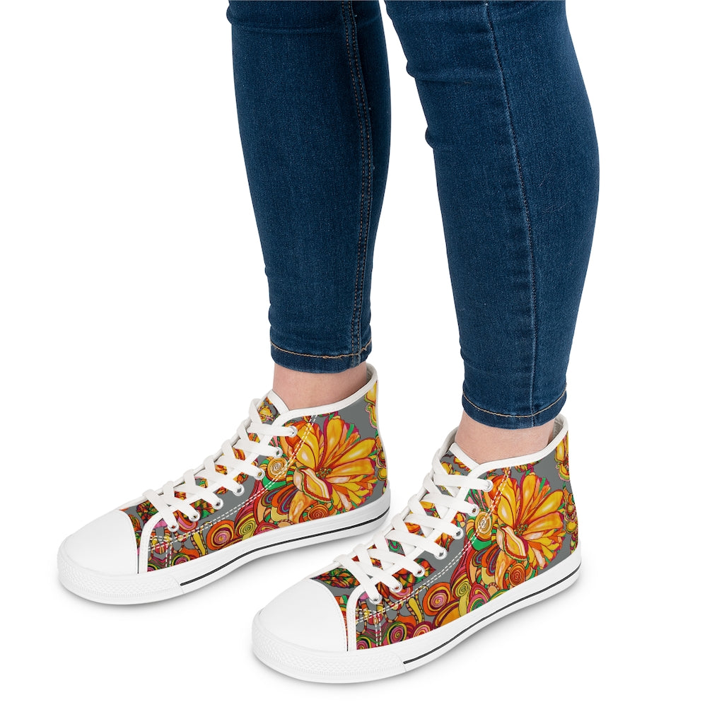 Ash Artsy Floral Women's High Top Sneakers