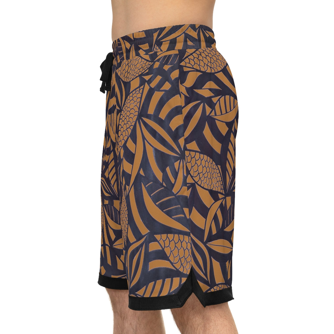 Tussock Tropical Minimalist Basketball Rib Shorts (AOP)