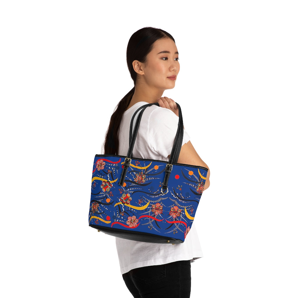 Blue Wilderness PU Leather Shoulder Bag