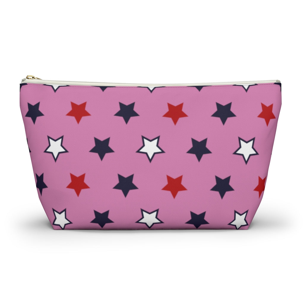 Starry Pink Accessory Pouch