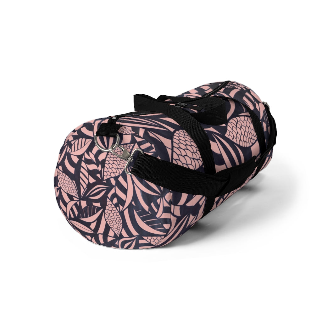 Tropical Minimalist Blush Duffel Bag