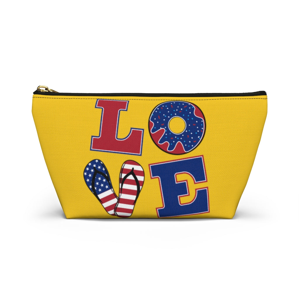 Love Yellow Accessory Pouch