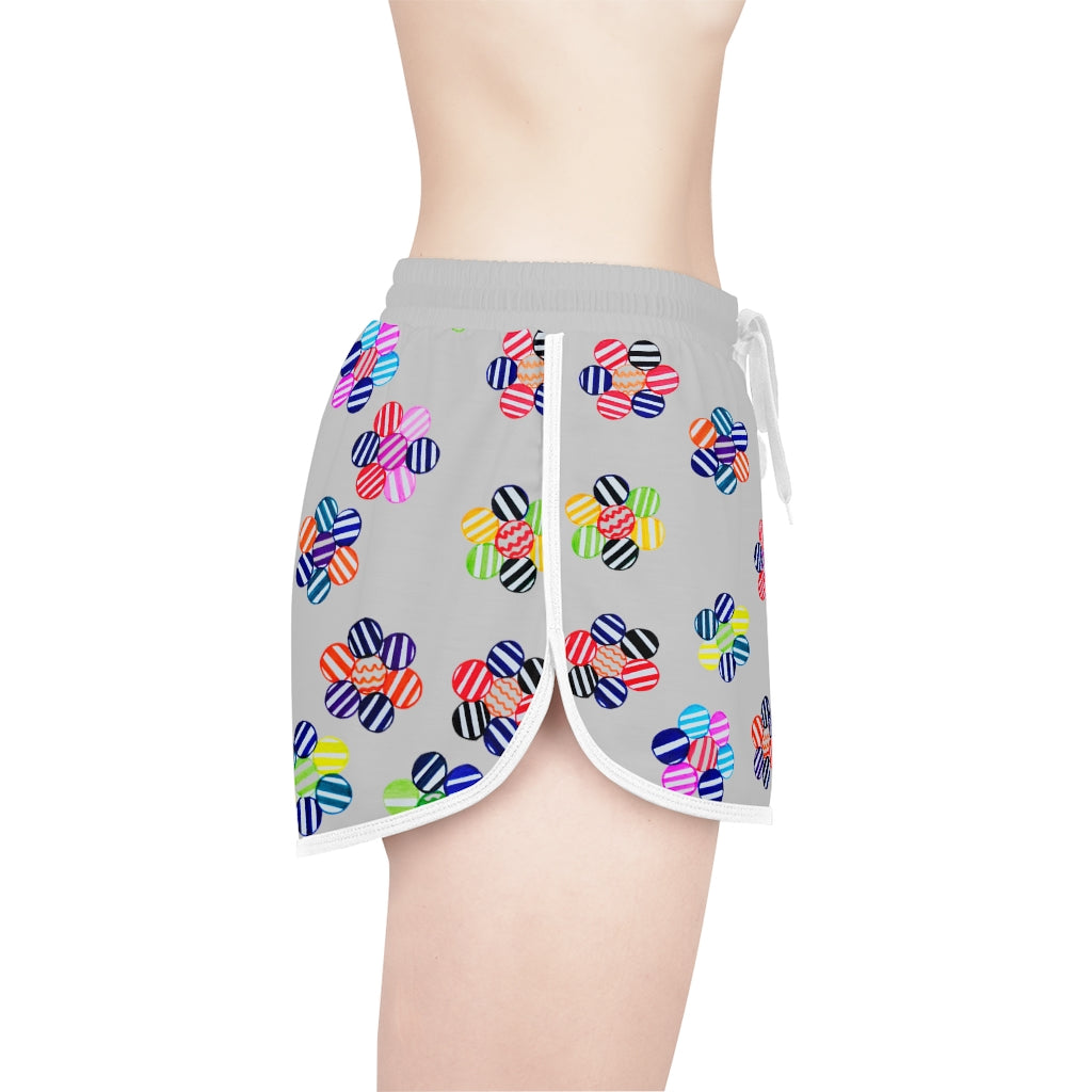 Slate Candy Florals Relaxed Shorts
