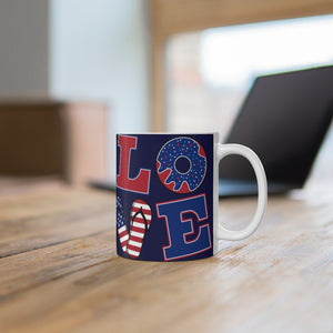 LOVE Ceramic Ink Mug 11oz