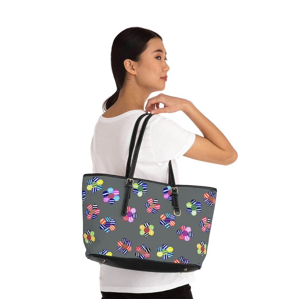 Ash Candy Florals PU Leather Shoulder Bag