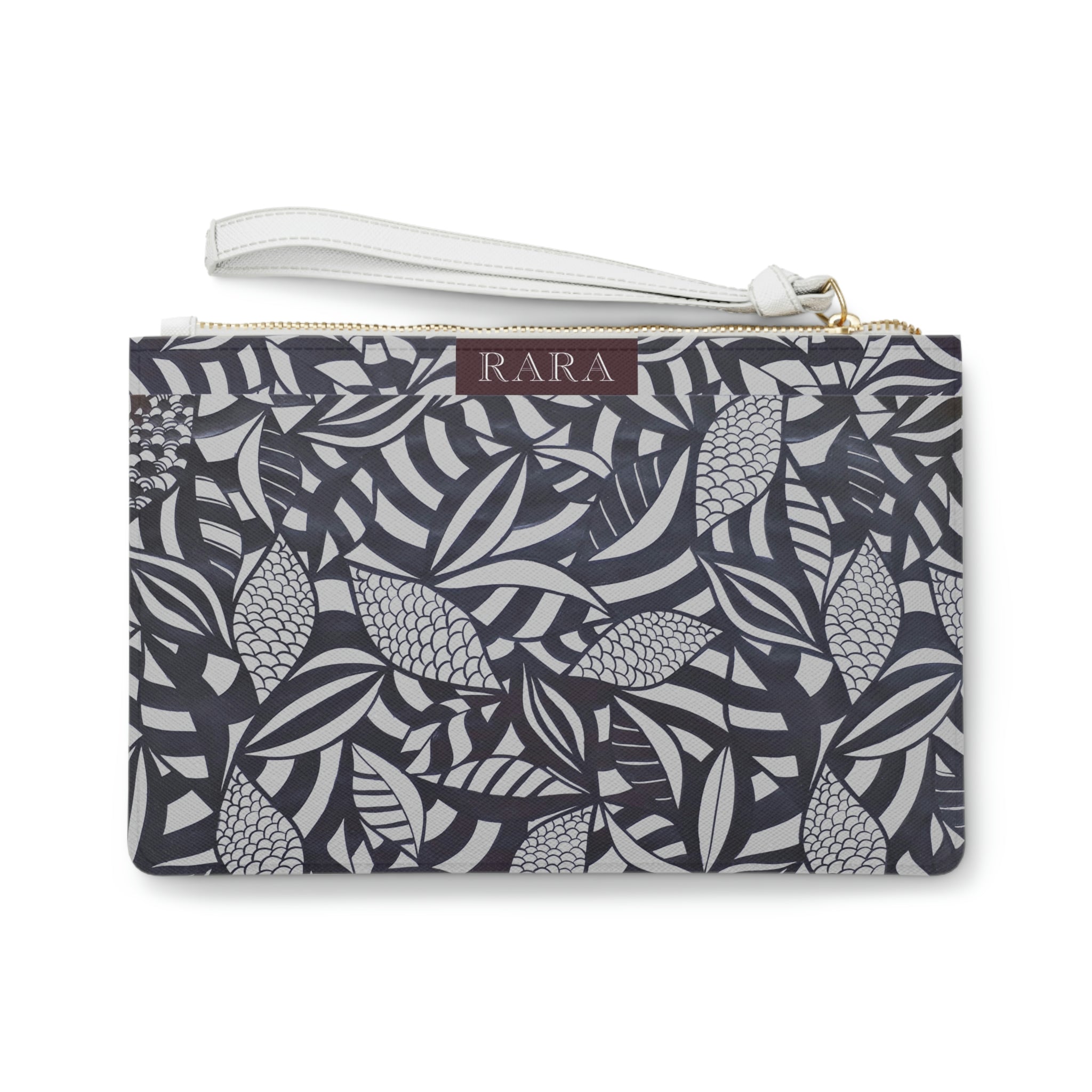 Slate Tropical Minimalist Clutch Bag