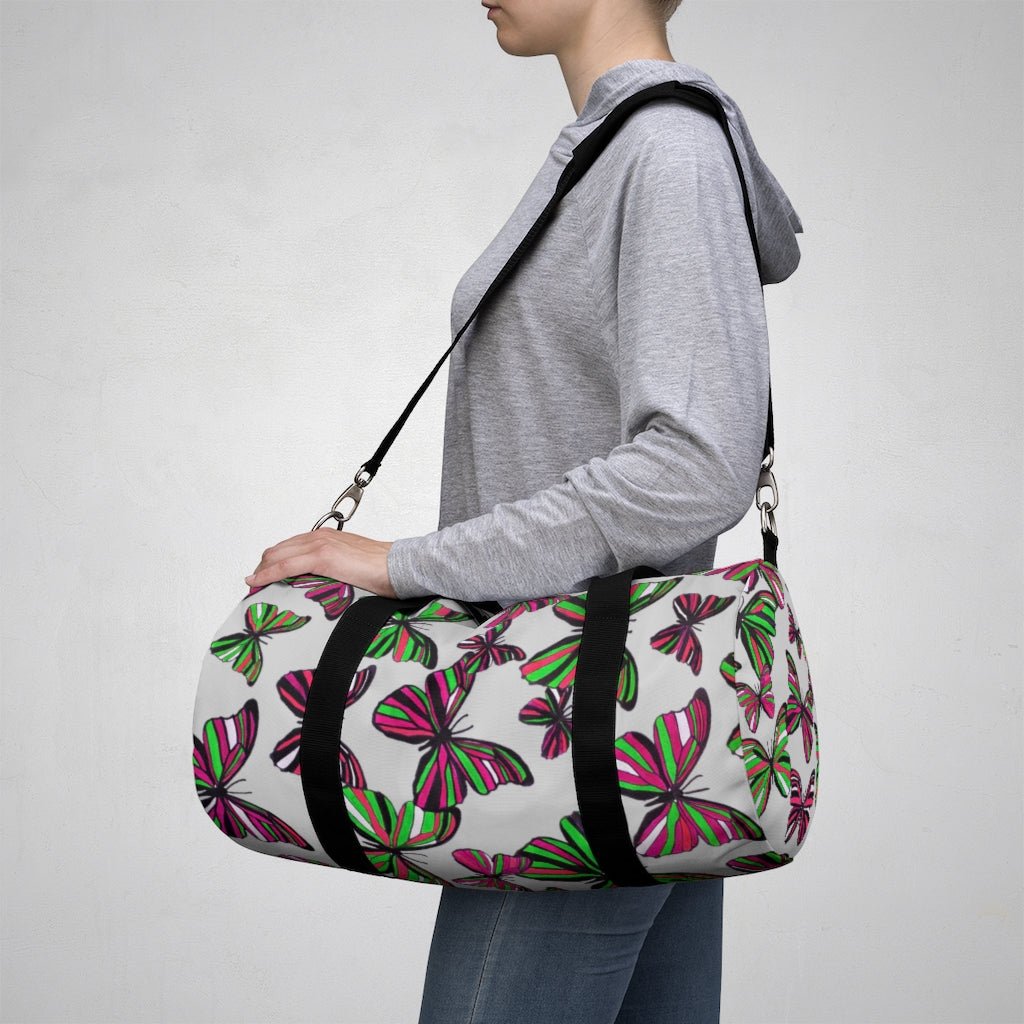 Butterflies Slate Duffel Bag