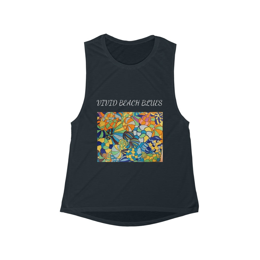 Vivid Blues Women's Muscle Tank