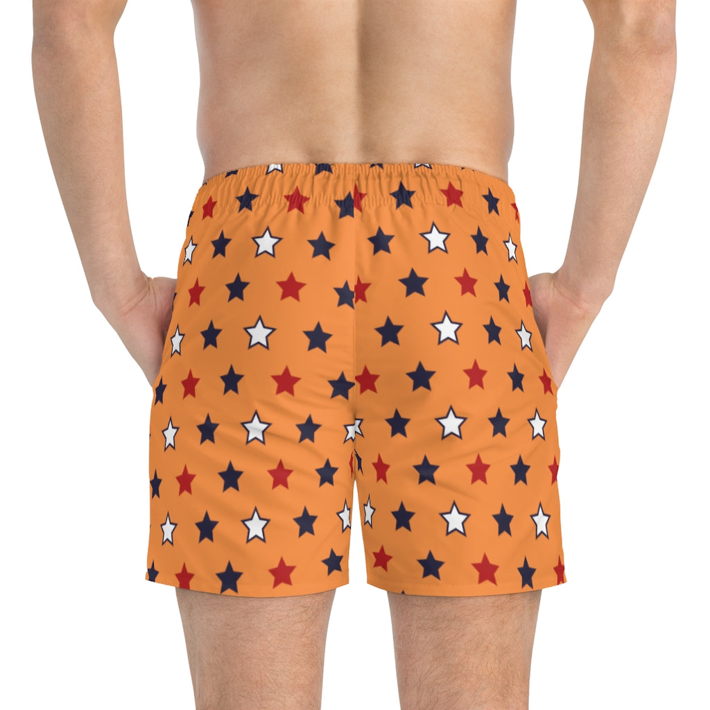 Men's Starboy Peach Swimming Trunks