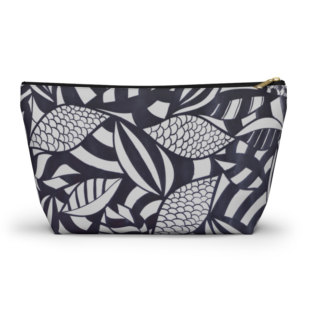 Slate Tropical Minimalist Accessory Pouch