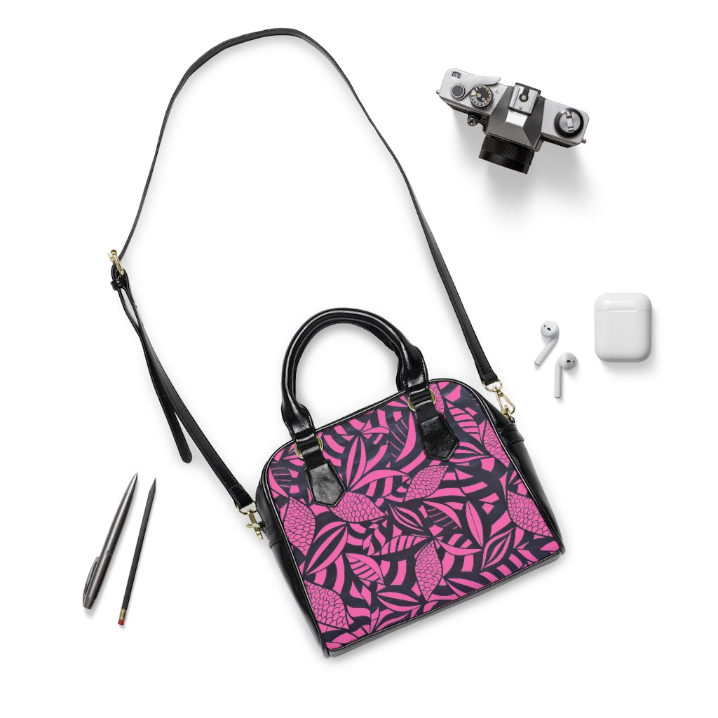 Rose Tropical Minimalist AOP Handbag