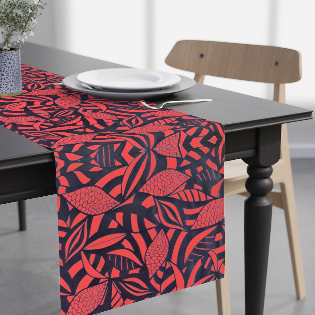 Tropical Coral Table Runner