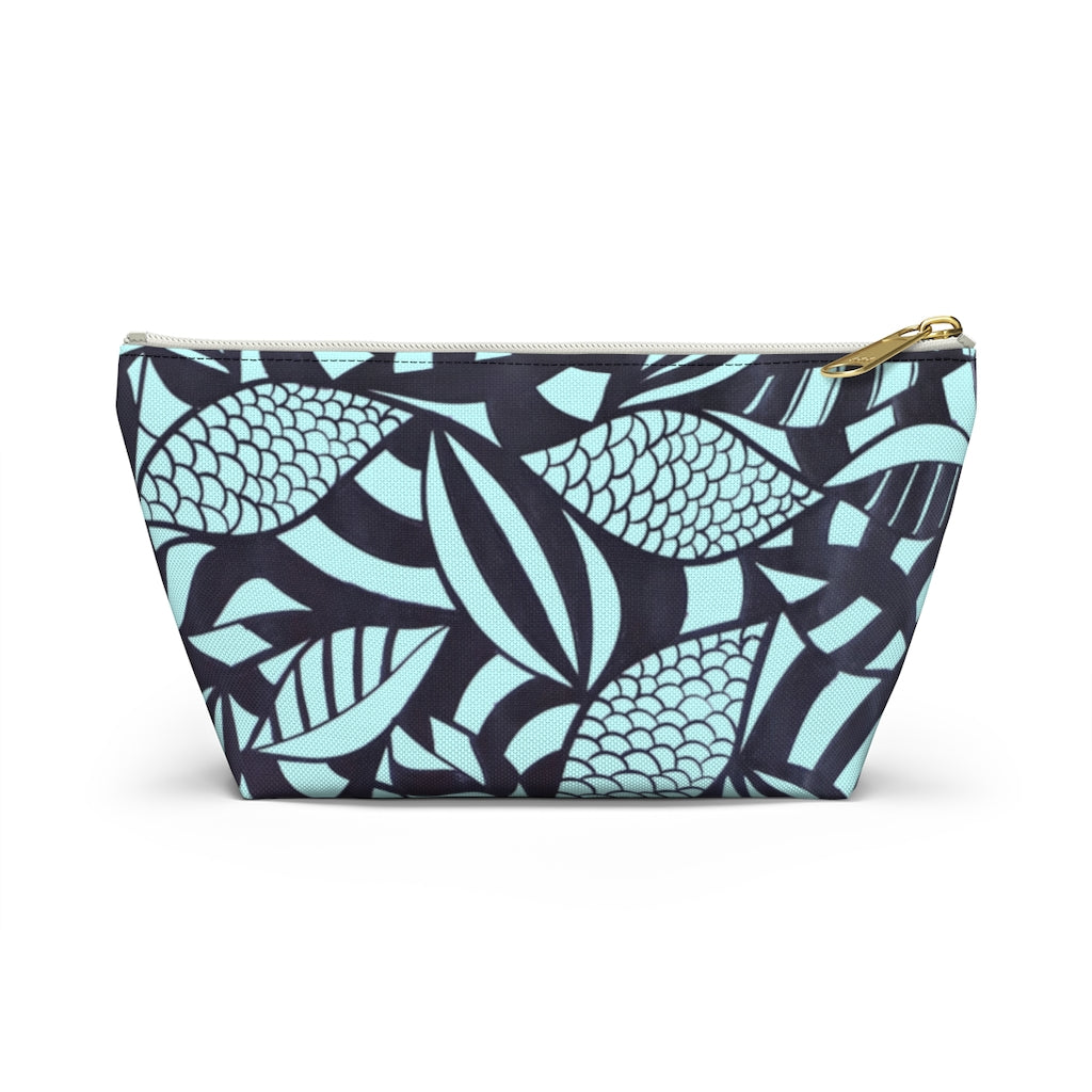 Icy Tropical Minimalist Accessory Pouch