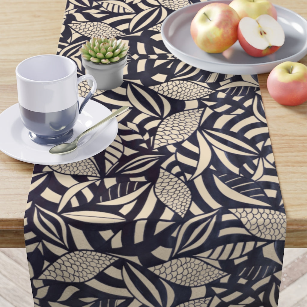 Tropical Beige Table Runner